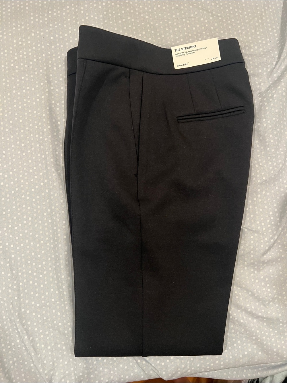 Ann Taylor Black Straight Dress Pants